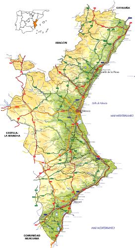 Mapa de Alicante-Alacant