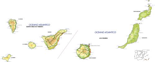 Mapa de Santa Cruz de Tenerife